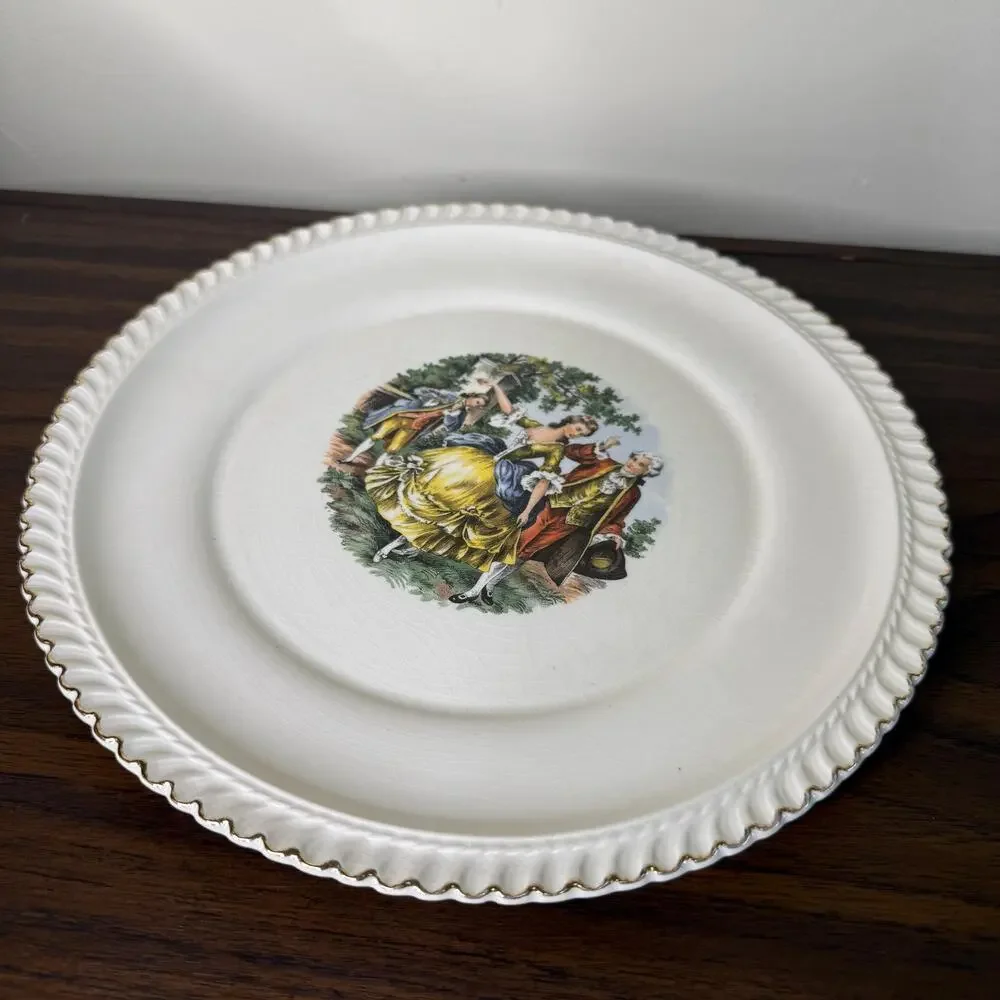 The Harker Pottery 22 Kt Gold Plate, Elegant Dinnerware, Antique Decor Piece